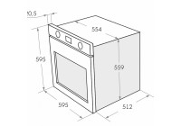 Шкаф духовой электрический MAUNFELD EOEH.5811B