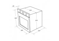 Шкаф духовой электрический MAUNFELD EOEM.769S2W