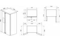 Холодильник Smeg SBS963P