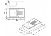 Мойка Smeg LSEQ861RA