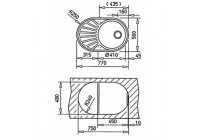 Мойка Teka DR 77 1B 1D Matt