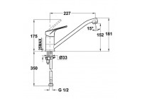 Смеситель Teka MTP 913 Chrome 1/2"