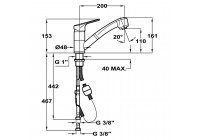 Смеситель Teka MTP 978 Shokolad